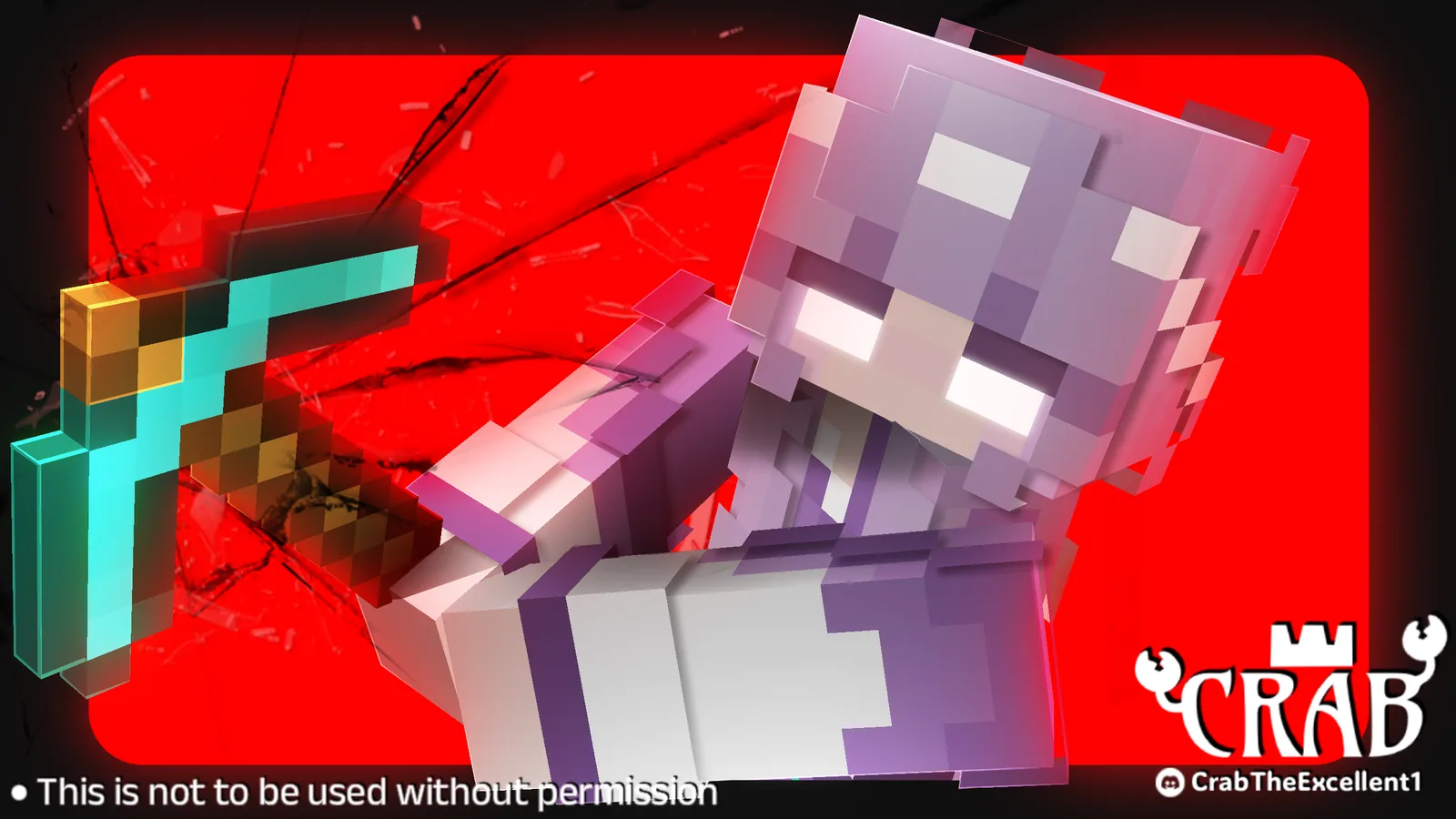 Red Alert PvP, a Minecraft thumbnail designed by CrabTheExcellent