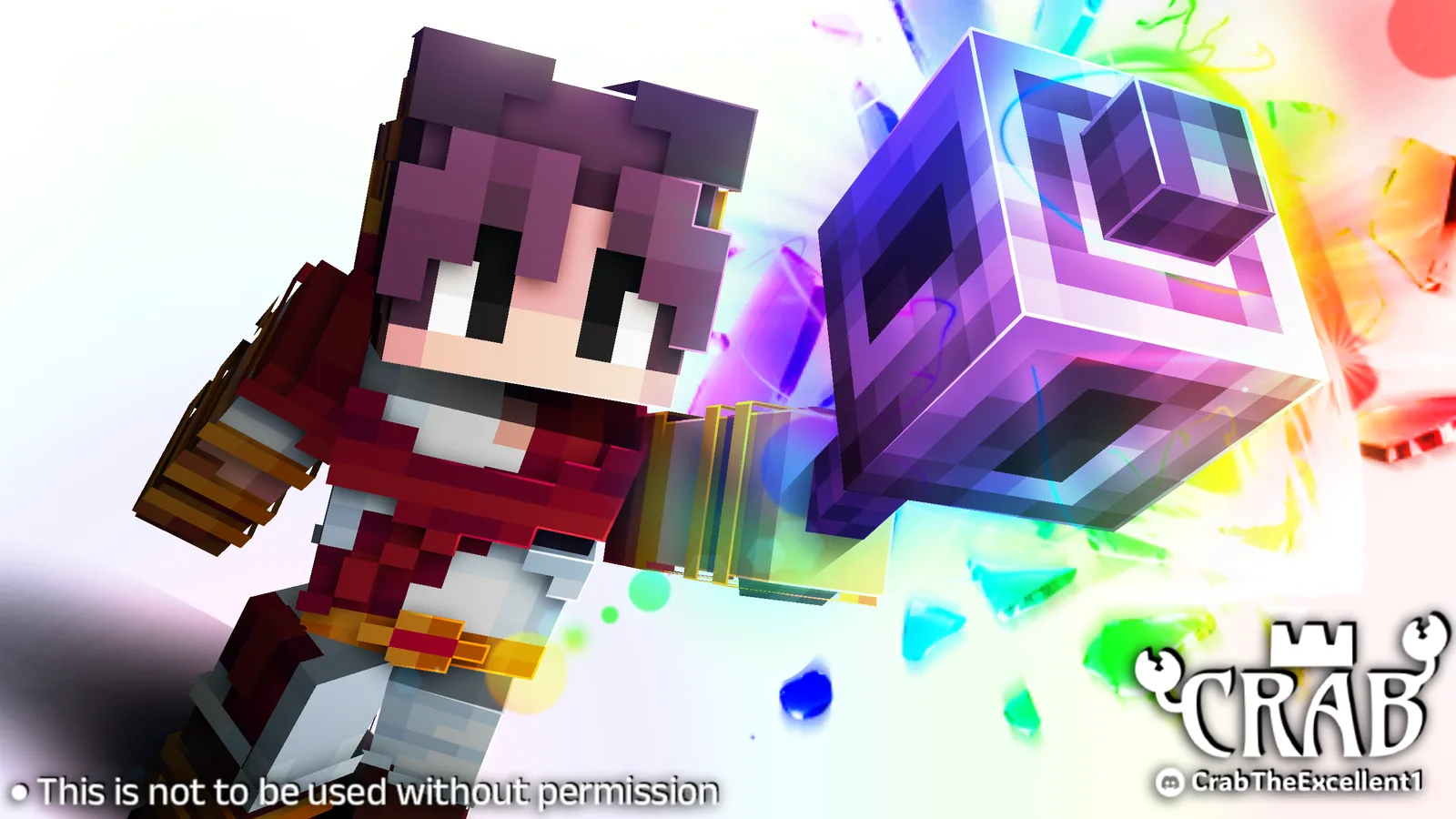 Shulker Prism, a Minecraft thumbnail designed by CrabTheExcellent
